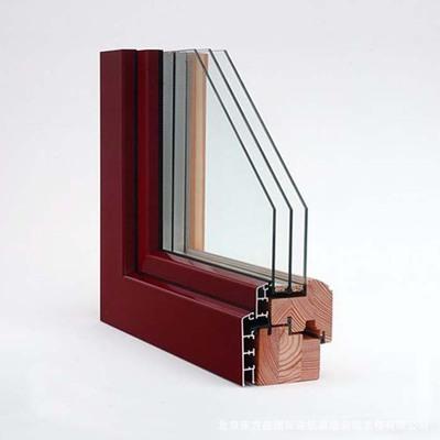 厂家生产铝包木窗 铝木复合窗 别墅专用门窗 定制60系列铝包木窗